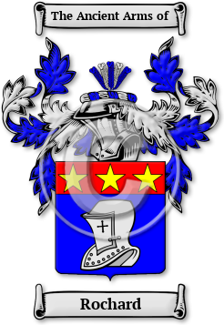 Rochard Family Crest Download (jpg) Legacy Series - 150 DPI