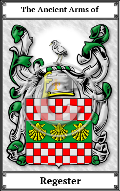 Regester Family Crest Download (JPG)  Book Plated - 150 DPI