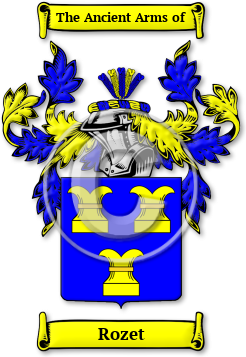 Rozet Family Crest Download (jpg) Legacy Series - 150 DPI