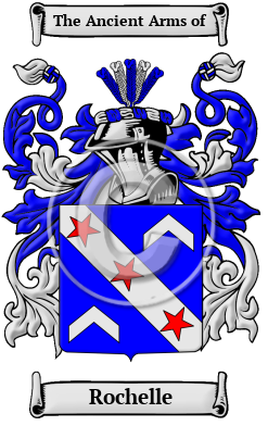 Rochelle Family Crest Download (JPG) Heritage Series - 600 DPI