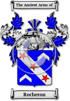 Rocheron Family Crest Download (jpg) Legacy Series - 150 DPI