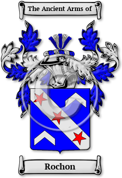Rochon Family Crest Download (jpg) Legacy Series - 150 DPI