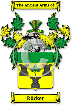 Rücker Family Crest Download (jpg) Legacy Series - 150 DPI