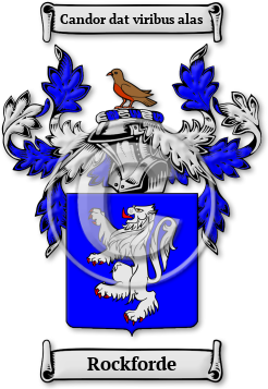 Rockforde Family Crest Download (jpg) Legacy Series - 150 DPI
