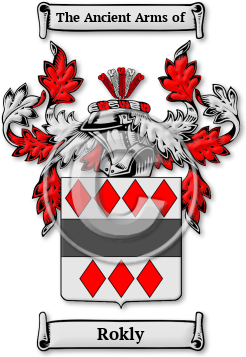 Rokly Family Crest Download (jpg) Legacy Series - 150 DPI