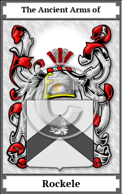 Rockele Family Crest Download (JPG)  Book Plated - 150 DPI