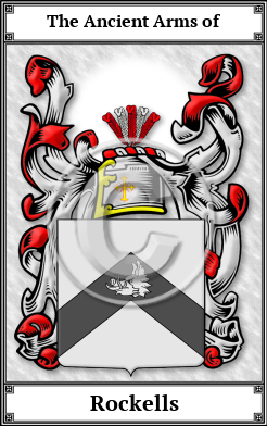 Rockells Family Crest Download (JPG)  Book Plated - 150 DPI