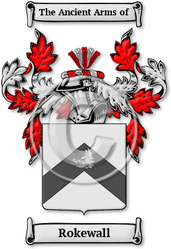Rokewall Family Crest Download (jpg) Legacy Series - 150 DPI
