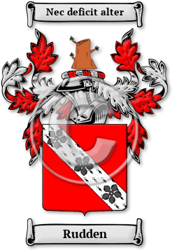 Rudden Family Crest Download (jpg) Legacy Series - 150 DPI