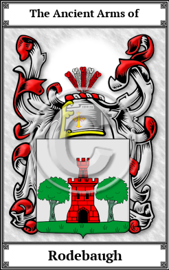 Rodebaugh Family Crest Download (JPG)  Book Plated - 150 DPI