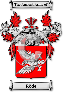 Röde Family Crest Download (jpg) Legacy Series - 150 DPI