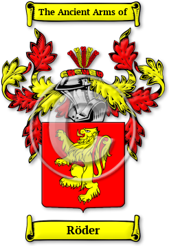 Röder Family Crest Download (jpg) Legacy Series - 150 DPI