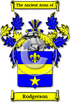 Rodgerson Family Crest Download (jpg) Legacy Series - 150 DPI