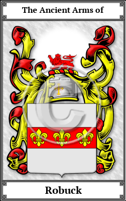 Robuck Family Crest Download (JPG)  Book Plated - 150 DPI