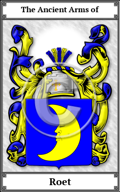 Roet Family Crest Download (JPG)  Book Plated - 150 DPI