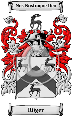 Röger Family Crest Download (JPG) Heritage Series - 300 DPI