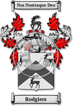 Rodgiers Family Crest Download (JPG) Legacy Series - 600 DPI