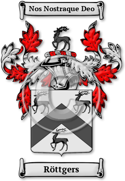Röttgers Family Crest Download (jpg) Legacy Series - 150 DPI