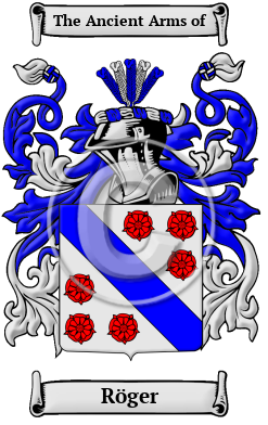 Röger Family Crest Download (JPG) Heritage Series - 300 DPI