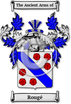 Rougé Family Crest Download (jpg) Legacy Series - 150 DPI