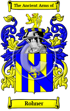 Rohner Family Crest Download (JPG) Heritage Series - 300 DPI