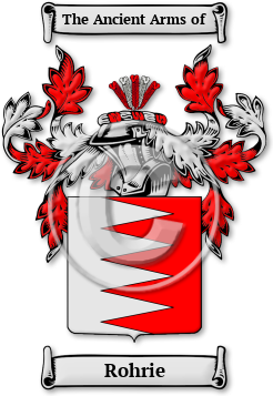 Rohrie Family Crest Download (jpg) Legacy Series - 150 DPI