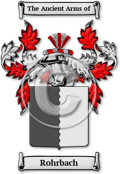 Rohrbach Family Crest Download (jpg) Legacy Series - 150 DPI