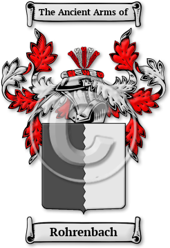 Rohrenbach Family Crest Download (jpg) Legacy Series - 150 DPI