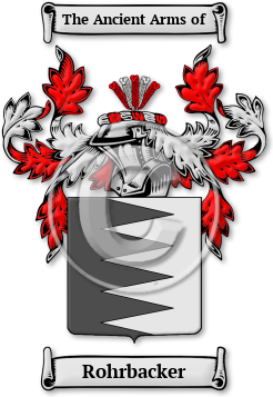 Rohrbacker Family Crest Download (jpg) Legacy Series - 150 DPI