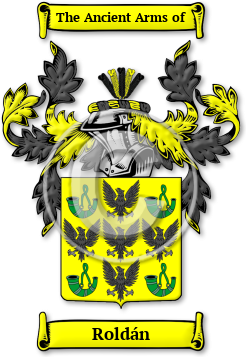 Roldán Family Crest Download (jpg) Legacy Series - 150 DPI