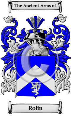 Rolin Family Crest Download (JPG) Heritage Series - 600 DPI