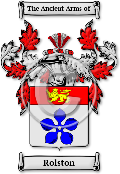 Rolston Family Crest Download (jpg) Legacy Series - 150 DPI