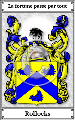 Rollocks Family Crest Download (JPG)  Book Plated - 150 DPI