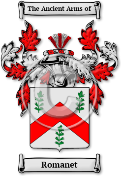 Romanet Family Crest Download (JPG) Legacy Series - 600 DPI
