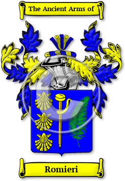 Romieri Family Crest Download (jpg) Legacy Series - 150 DPI