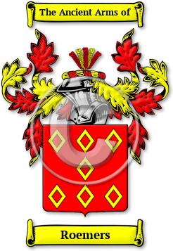Roemers Family Crest Download (jpg) Legacy Series - 150 DPI