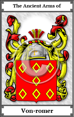 Von-romer Family Crest Download (JPG)  Book Plated - 150 DPI