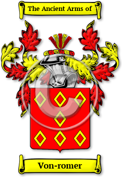 Von-romer Family Crest Download (jpg) Legacy Series - 150 DPI