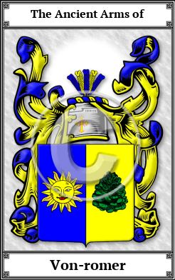 Von-romer Family Crest Download (JPG)  Book Plated - 150 DPI