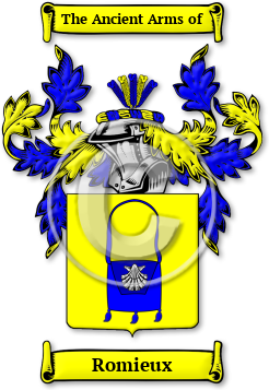 Romieux Family Crest Download (JPG) Legacy Series - 600 DPI