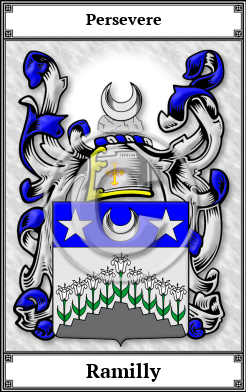 Ramilly Family Crest Download (JPG)  Book Plated - 150 DPI