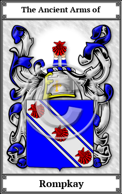 Rompkay Family Crest Download (JPG)  Book Plated - 150 DPI