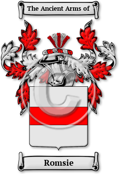 Romsie Family Crest Download (JPG) Legacy Series - 600 DPI