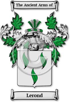 Lerond Family Crest Download (JPG) Legacy Series - 600 DPI