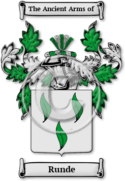 Runde Family Crest Download (jpg) Legacy Series - 150 DPI