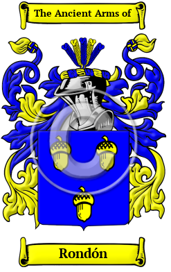 Rondón Family Crest Download (JPG) Heritage Series - 300 DPI