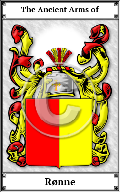 Rønne Family Crest Download (JPG) Book Plated - 600 DPI