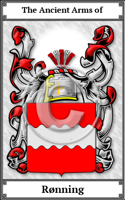 Rønning Family Crest Download (JPG)  Book Plated - 150 DPI