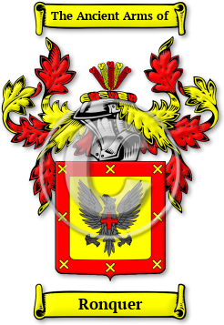 Ronquer Family Crest Download (JPG) Legacy Series - 600 DPI