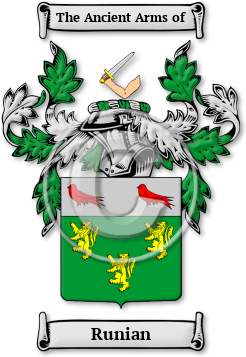 Runian Family Crest Download (jpg) Legacy Series - 150 DPI